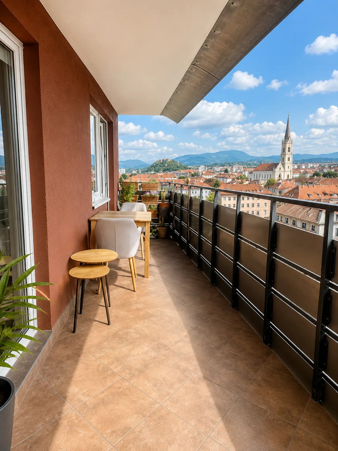 Balkon Aussicht
