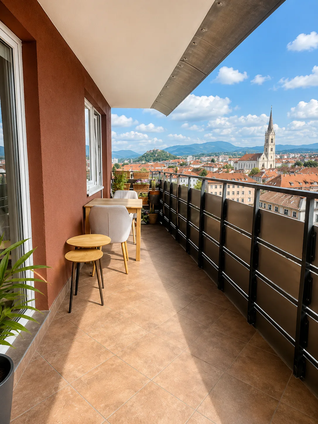 Balkon Aussicht