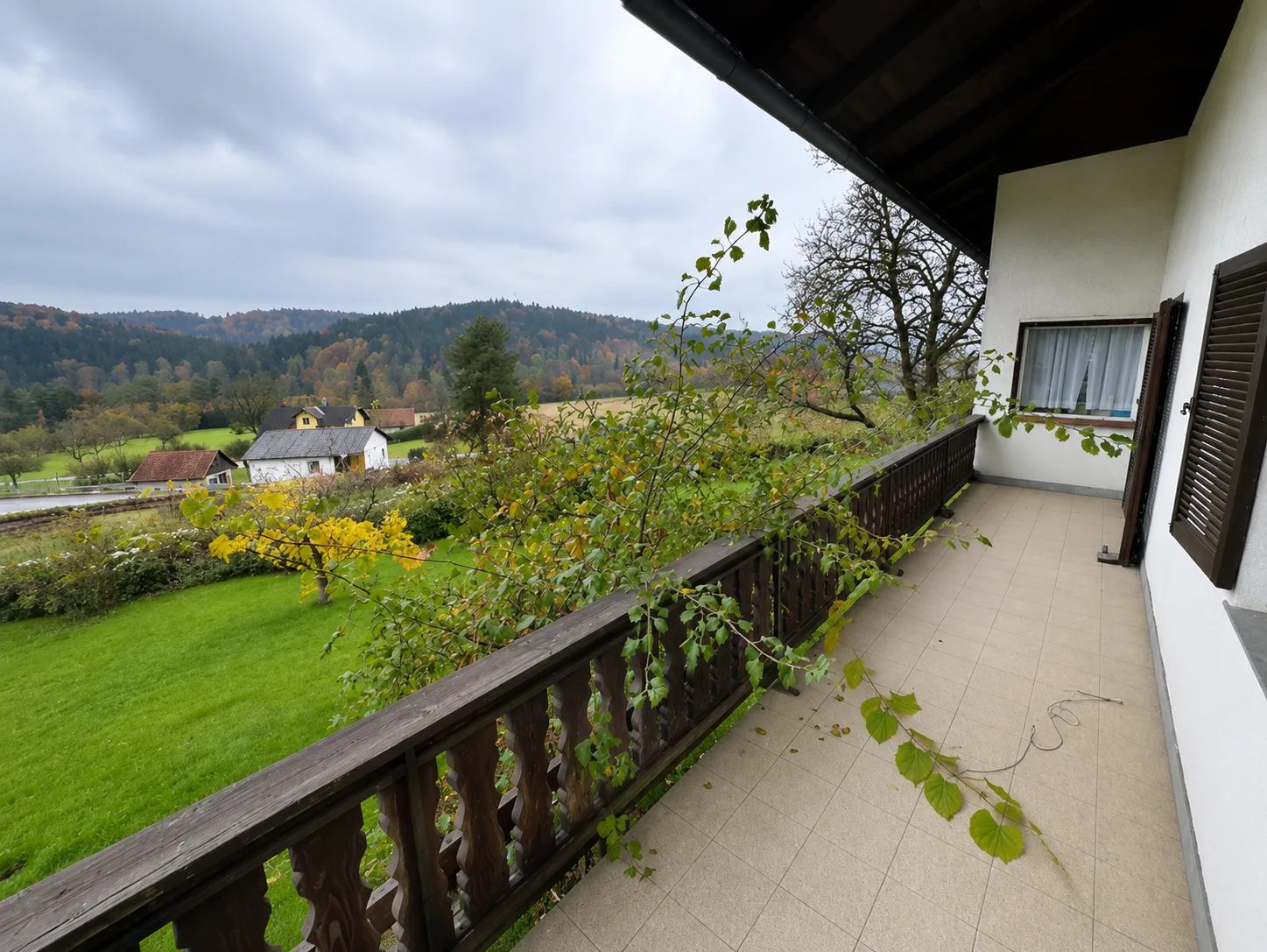 Terrasse Bergblick