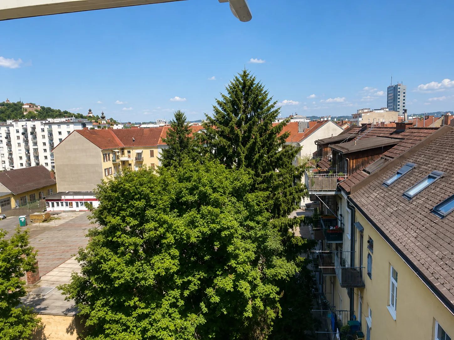 Ausblick über Graz
